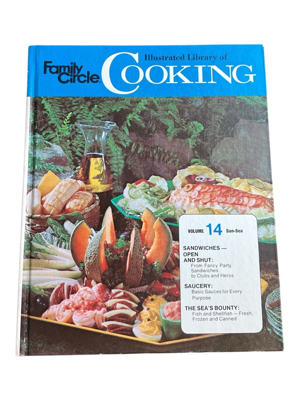 Vintage Family Circle Illustrated Library of Cooking Volume 14 Cookbook 1972